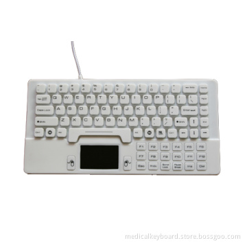 mini small medical silicone keyboard with antibacterial logo